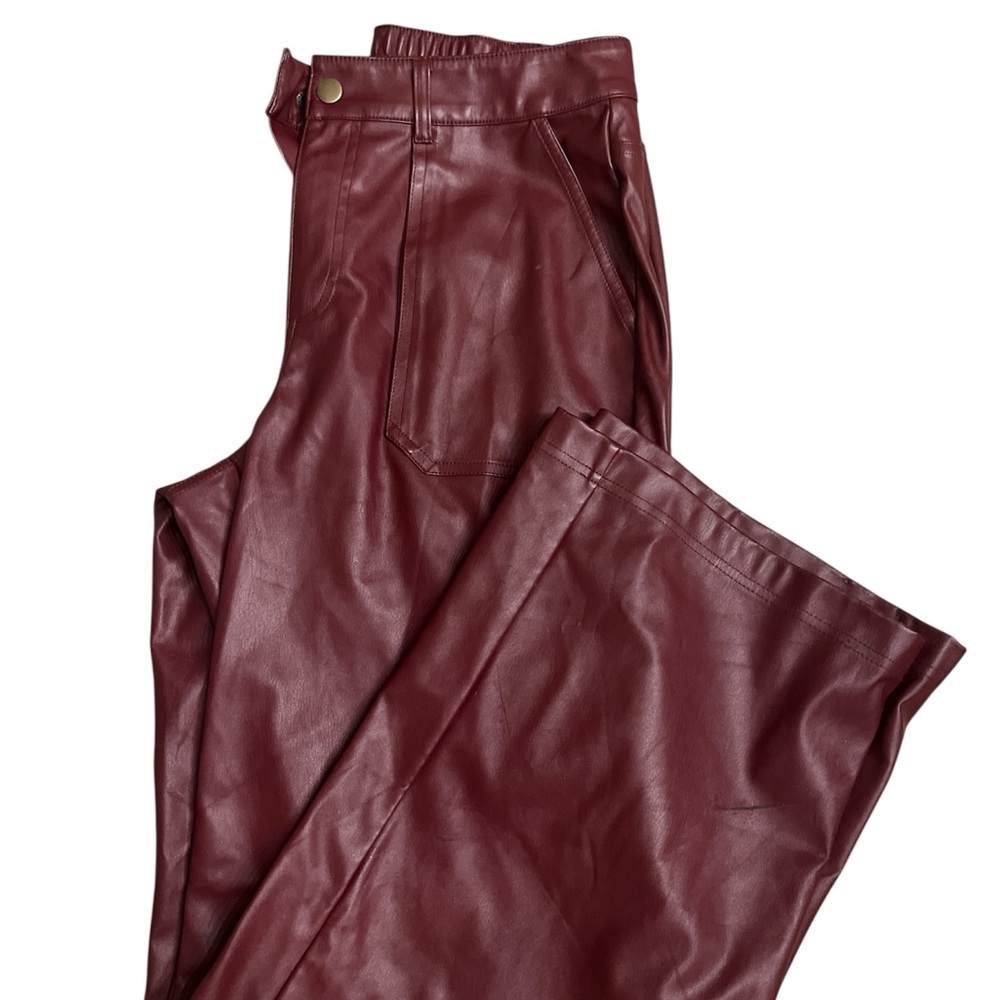 Wild Fable Maroon Wide Leg Pants
